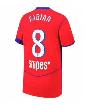 Paris Saint-Germain Fabian Ruiz #8 Maglia Gara Terza Repliche 2025-26 Maniche Corte